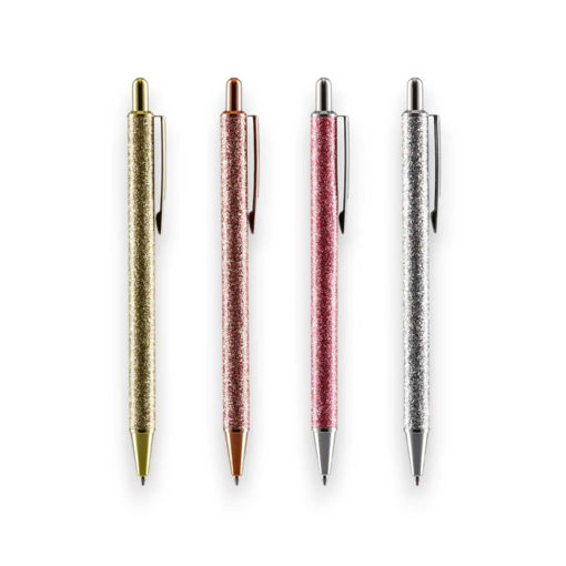 Picture of Elegant, ballpoint pen, glitter, blue